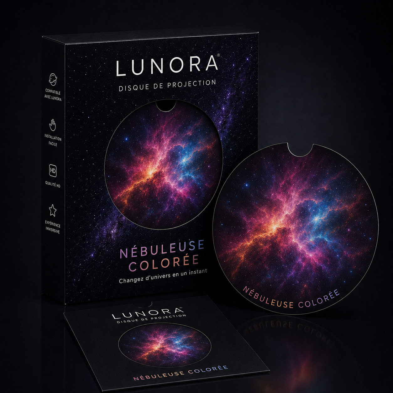 Disque Cosmos – Nébuleuse Colorée